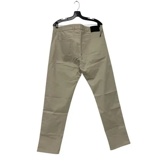 Massimo Dutti Men Denim Pants EU 46 US 36 Beige Slim Fit Trousers 0042/064 NWT